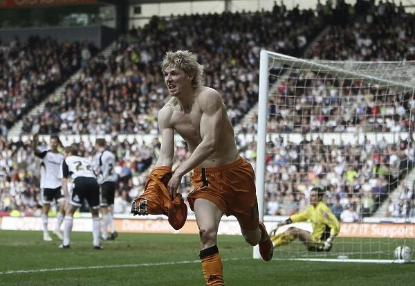 Wolverhampton Wanderers Andrew Keogh's Thrilling Hat-Trick vs. Derby County in Championship Match (April 13, 2009)