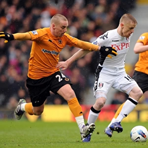Clash of the Midfield Titans: Duff vs. O'Hara in Fulham vs. Wolverhampton Wanderers, Barclays Premier League