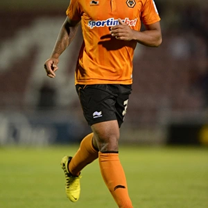 David Davis Scores the Game-Winning Goal for Wolverhampton Wanderers in Capital One Cup Round 2 against Northampton Town (30-08-2012)