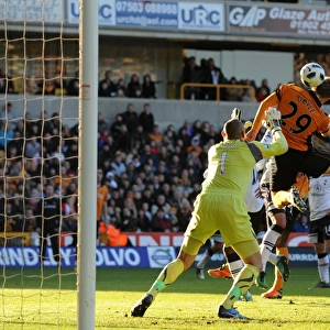 Wolverhampton Wanderers Kevin Doyle Scores the Opener Against Tottenham Hotspur in Premier League