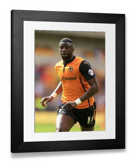 Framed Print : Bakary Sako in Action: Wolverhampton Wanderers vs Norwich City - Sky Bet Championship at Molineux