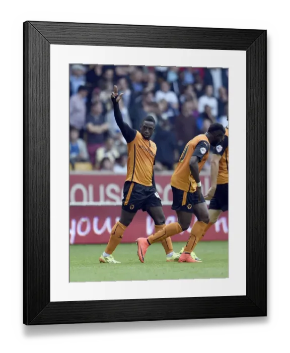 Framed Print : Nouha Dicko Scores First Goal for Wolves: Sky Bet Championship Clash Against Bolton Wanderers
