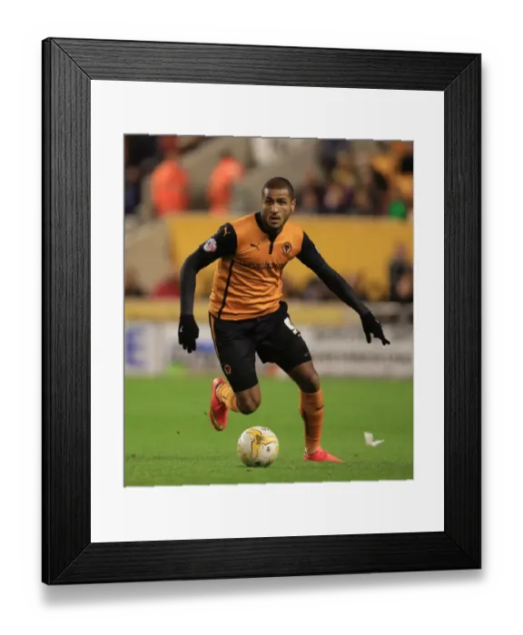 Framed Print : Leon Clarke's Thrilling Performance: Wolves vs Huddersfield (Sky Bet Championship) Framed Print : Leon Clarke's Thrilling Performance: Wolves vs Huddersfield (Sky Bet Championship)