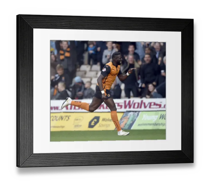 Framed Print : Bakary Sako's Brace: Wolves Second Goal vs. Wigan Athletic (Sky Bet Championship) Framed Print : Bakary Sako's Brace: Wolves Second Goal vs. Wigan Athletic (Sky Bet Championship)