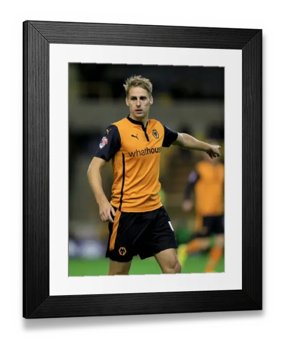 Framed Print : Wolverhampton Wanderers David Edwards in Action: Sky Bet Championship Match vs Middlesbrough Framed Print : Wolverhampton Wanderers David Edwards in Action: Sky Bet Championship Match vs Middlesbrough