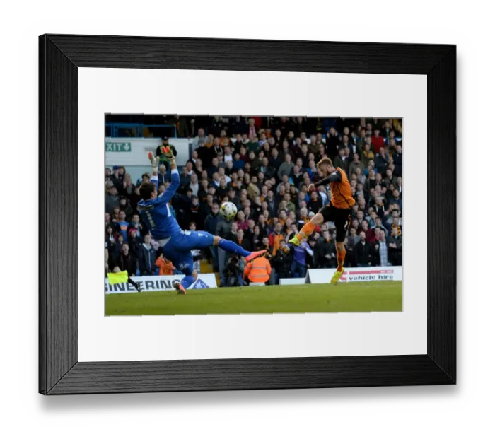 Framed Print : James Henry Scores First Goal: Wolverhampton Wanderers at Elland Road (Sky Bet Championship vs. Leeds United)