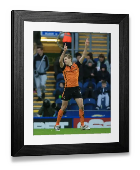 Framed Print : David Edwards Scores First Goal: Wolverhampton Wanderers at Blackburn Rovers (Sky Bet Championship) Framed Print : David Edwards Scores First Goal: Wolverhampton Wanderers at Blackburn Rovers (Sky Bet Championship)