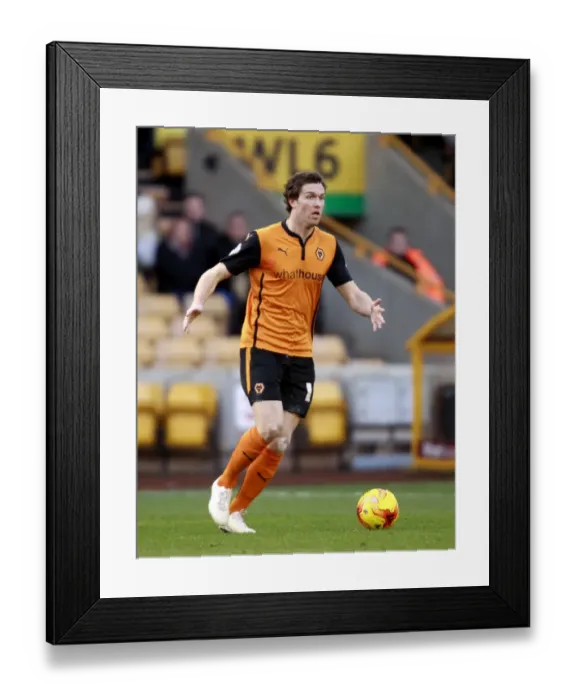 Framed Print : Action-Packed Performance: Kevin McDonald Shines for Wolverhampton Wanderers vs Charlton Athletic (Sky Bet Championship) Framed Print : Action-Packed Performance: Kevin McDonald Shines for Wolverhampton Wanderers vs Charlton Athletic (Sky Bet Championship)