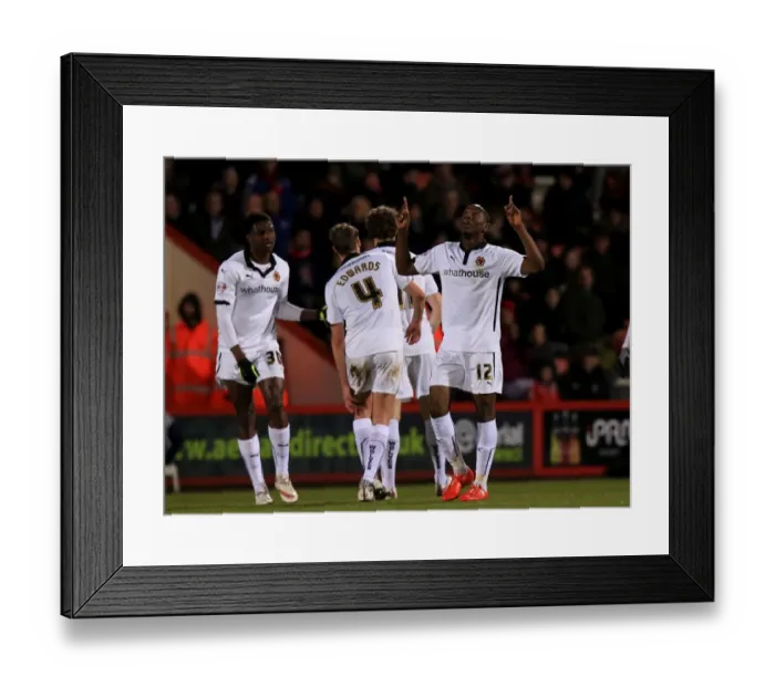 Framed Print : Sky Bet Championship - AFC Bournemouth v Wolves - Dean Court
