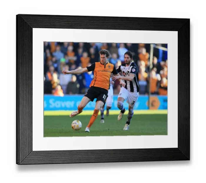 Framed Print : Wolverhampton Wanderers vs. Watford: A Championship Showdown - Intense Battle Between Kevin McDonald and Gianni Munari Framed Print : Wolverhampton Wanderers vs. Watford: A Championship Showdown - Intense Battle Between Kevin McDonald and Gianni Munari