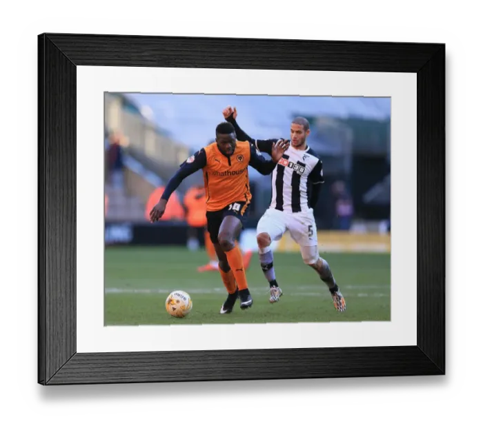 Framed Print : Intense Rivalry: Sako vs. Guedioura's Battle for Championship Supremacy (Wolverhampton Wanderers vs. Watford) Framed Print : Intense Rivalry: Sako vs. Guedioura's Battle for Championship Supremacy (Wolverhampton Wanderers vs. Watford)