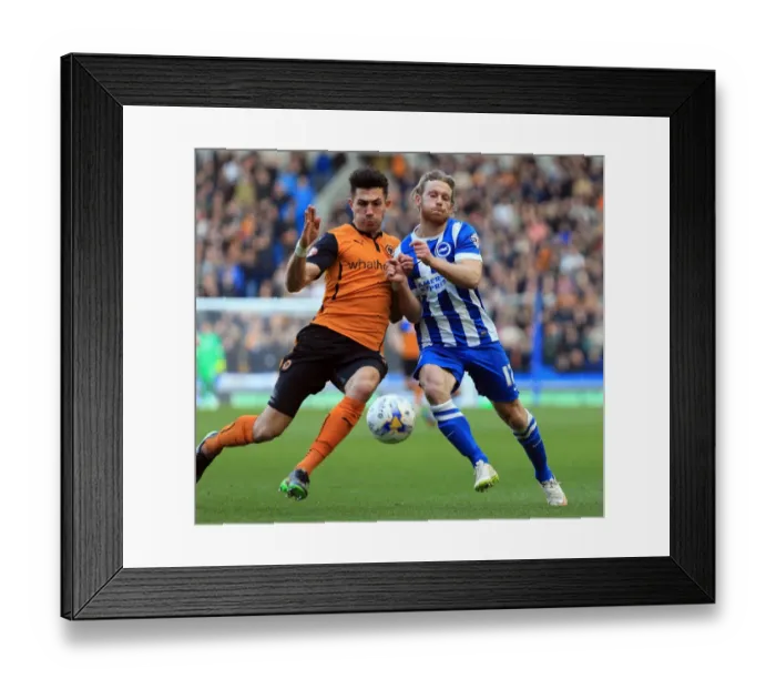 Framed Print : Battling for Championship Supremacy: A Clash between Batth and Mackail-Smith - Wolverhampton Wanderers vs Brighton and Hove Albion Framed Print : Battling for Championship Supremacy: A Clash between Batth and Mackail-Smith - Wolverhampton Wanderers vs Brighton and Hove Albion