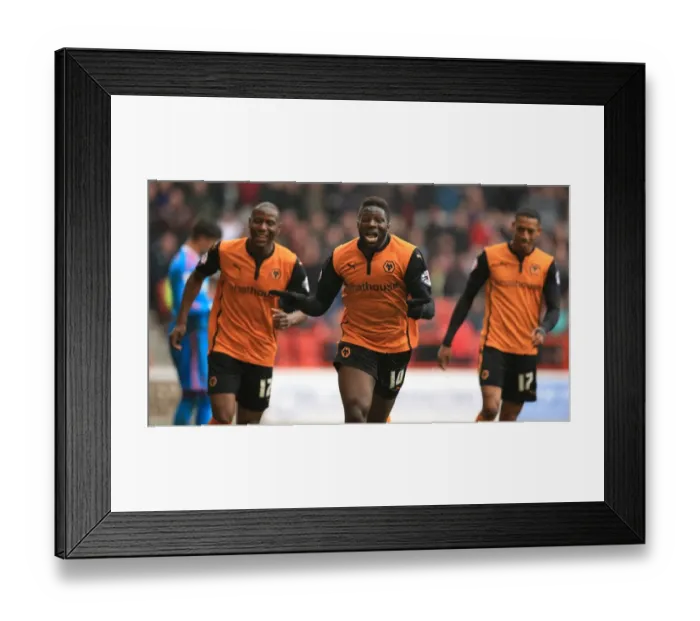 Framed Print : Bakary Sako Scores His Second Goal: Wolverhampton Wanderers vs. Nottingham Forest (Sky Bet Championship) Framed Print : Bakary Sako Scores His Second Goal: Wolverhampton Wanderers vs. Nottingham Forest (Sky Bet Championship)