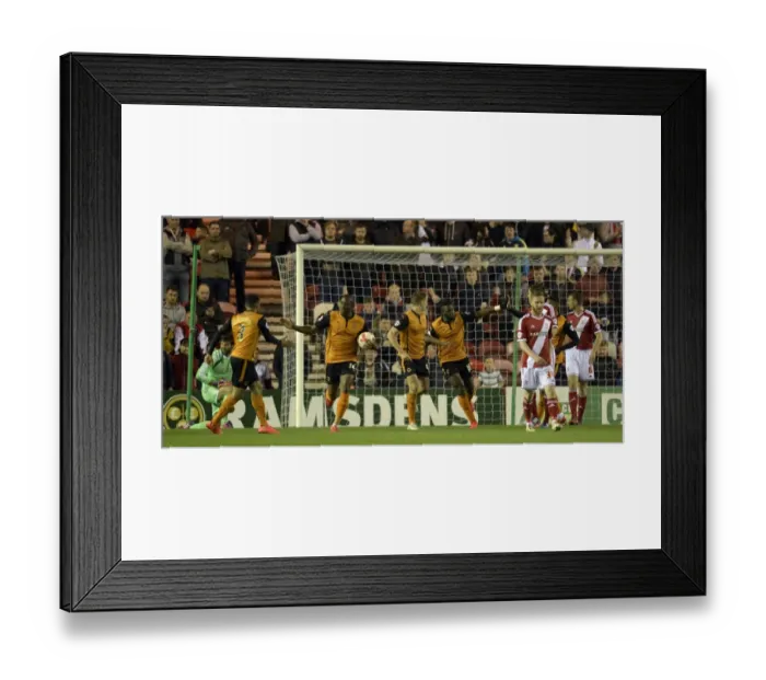 Framed Print : Wolverhampton Wanderers Bakary Sako Celebrates Goal Against Middlesbrough in Sky Bet Championship Framed Print : Wolverhampton Wanderers Bakary Sako Celebrates Goal Against Middlesbrough in Sky Bet Championship