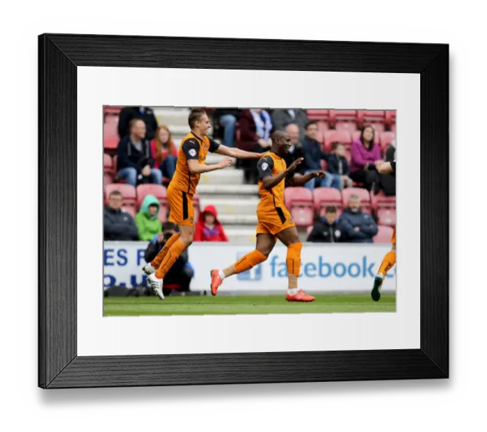 Framed Print : Sky Bet Championship - Wigan Athletic v Wolves - DW Stadium Framed Print : Sky Bet Championship - Wigan Athletic v Wolves - DW Stadium