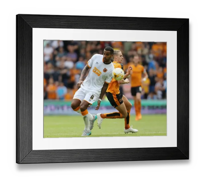Framed Print : Wolves vs Hull City Showdown: Edwards vs Huddlestone Battle at Molineux (Sky Bet Championship) Framed Print : Wolves vs Hull City Showdown: Edwards vs Huddlestone Battle at Molineux (Sky Bet Championship)