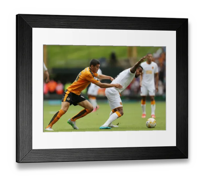 Framed Print : Championship Showdown: Coady vs. Huddlestone - Wolves vs. Hull City Framed Print : Championship Showdown: Coady vs. Huddlestone - Wolves vs. Hull City