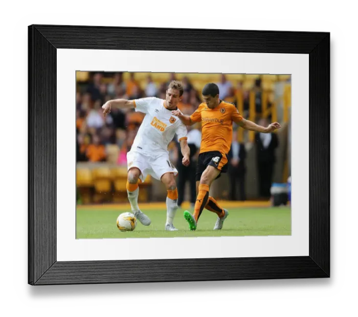 Framed Print : Clash of Titans: Coady vs Jelavic - Sky Bet Championship Showdown