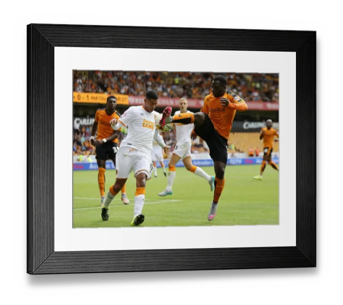 Framed Print : Wolves vs Hull City Showdown: A Championship Clash between Nouha Dicko and Curtis Davis Framed Print : Wolves vs Hull City Showdown: A Championship Clash between Nouha Dicko and Curtis Davis