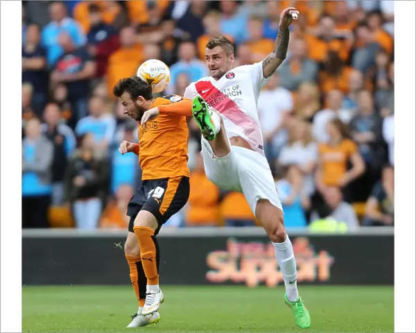 Wolves vs Charlton Athletic: Adam Le Fondre and Patrick Bauer Clash in Sky Bet Championship Match