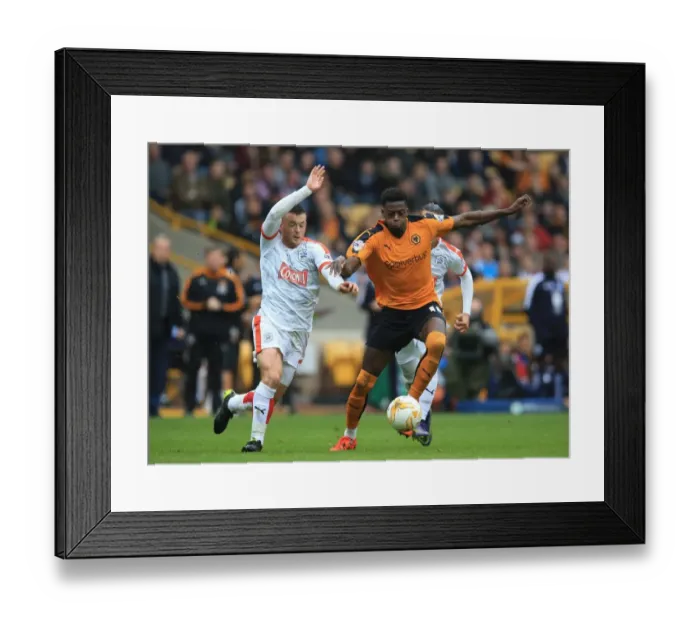 Framed Print : Wolves vs. Huddersfield Town: Intense Battle for Possession - Sky Bet Championship Framed Print : Wolves vs. Huddersfield Town: Intense Battle for Possession - Sky Bet Championship