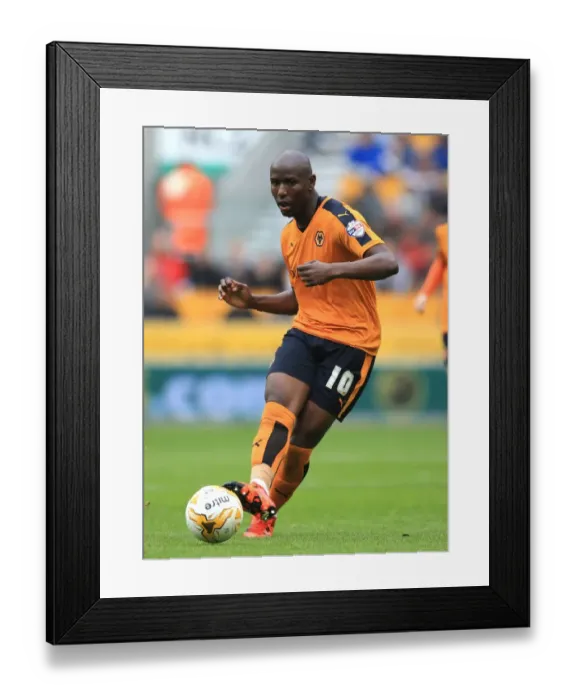 Framed Print : Benik Afobe Scores: Wolves Triumph Over Huddersfield in Sky Bet Championship (Wolverhampton Wanderers vs Huddersfield Town) Framed Print : Benik Afobe Scores: Wolves Triumph Over Huddersfield in Sky Bet Championship (Wolverhampton Wanderers vs Huddersfield Town)