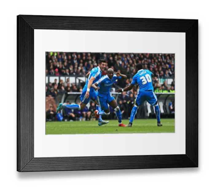 Framed Print : Benik Afobe's Thrilling First Goal: Wolverhampton Wanderers vs. Derby County (Championship Showdown) Framed Print : Benik Afobe's Thrilling First Goal: Wolverhampton Wanderers vs. Derby County (Championship Showdown)