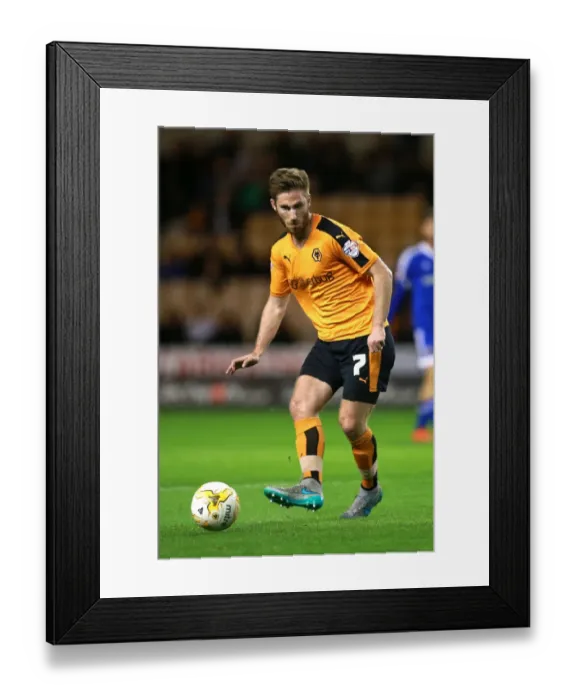 Framed Print : James Henry in Action: Wolves vs Brentford, Sky Bet Championship at Molineux