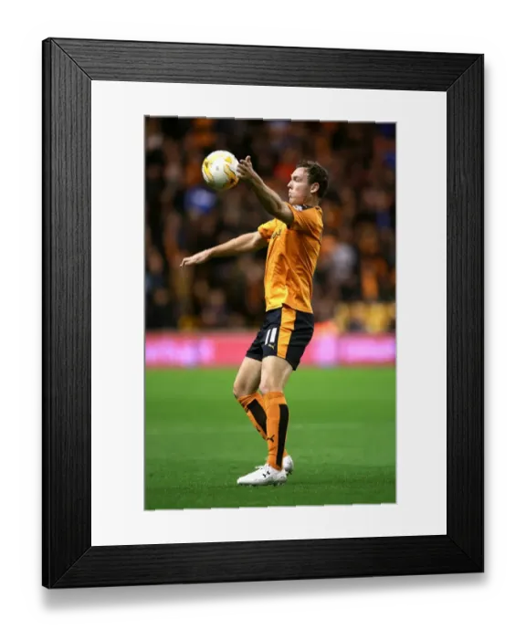 Framed Print : Kevin McDonald in Action: Wolves vs Brentford, Sky Bet Championship at Molineux Framed Print : Kevin McDonald in Action: Wolves vs Brentford, Sky Bet Championship at Molineux