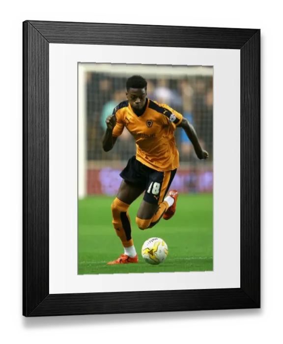 Framed Print : Dominic Iorfa's Defiant Performance: Wolves vs Brentford (Sky Bet Championship) Framed Print : Dominic Iorfa's Defiant Performance: Wolves vs Brentford (Sky Bet Championship)