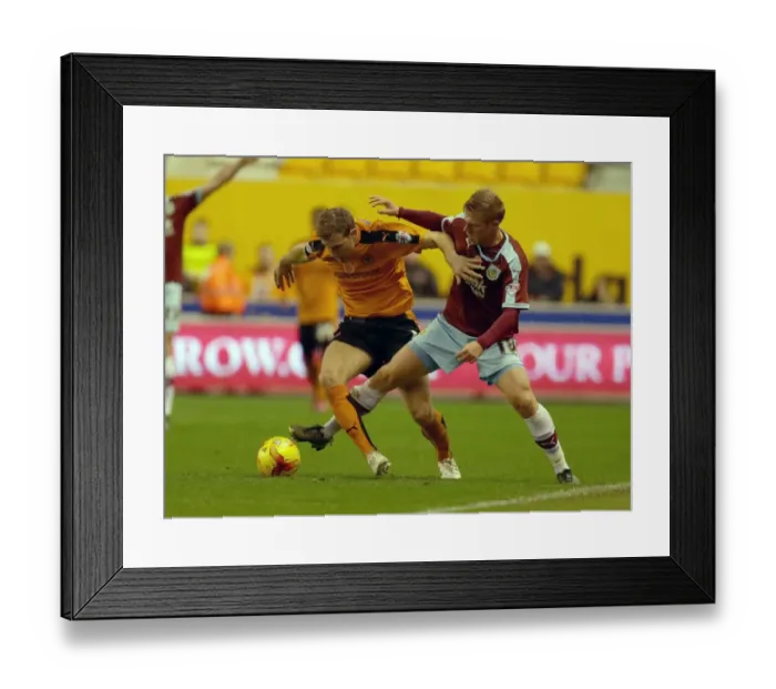 Framed Print : Wolves vs. Burnley: A Tactical Battle - Kevin McDonald vs. Rouwen Hennings (Sky Bet Championship, 2014-15) Framed Print : Wolves vs. Burnley: A Tactical Battle - Kevin McDonald vs. Rouwen Hennings (Sky Bet Championship, 2014-15)