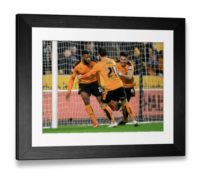 Framed Print : Wolves Ethan Ebanks-Landell Scores First Goal in Wolves vs. Nottingham Forest Championship Clash (2014-15) Framed Print : Wolves Ethan Ebanks-Landell Scores First Goal in Wolves vs. Nottingham Forest Championship Clash (2014-15)