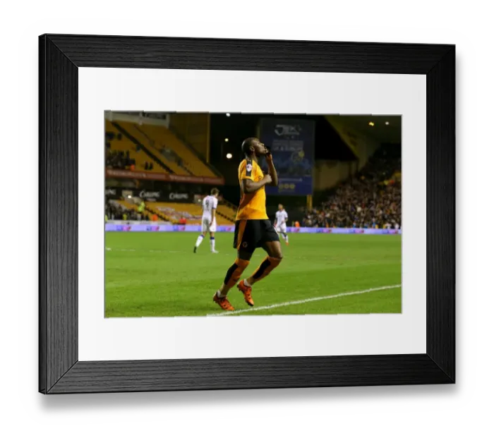 Framed Print : Wolves Benik Afobe Scores First Goal: Wolves vs Leeds United, Sky Bet Championship Framed Print : Wolves Benik Afobe Scores First Goal: Wolves vs Leeds United, Sky Bet Championship