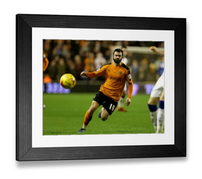 Framed Print : Wolverhampton Wanderers: Jack Price Fights for Possession Against Leeds United (Sky Bet Championship 2014-15)