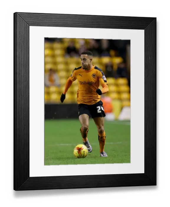 Framed Print : Wolves vs Leeds United: Jordan Graham's Showdown at Molineux (Sky Bet Championship) Framed Print : Wolves vs Leeds United: Jordan Graham's Showdown at Molineux (Sky Bet Championship)