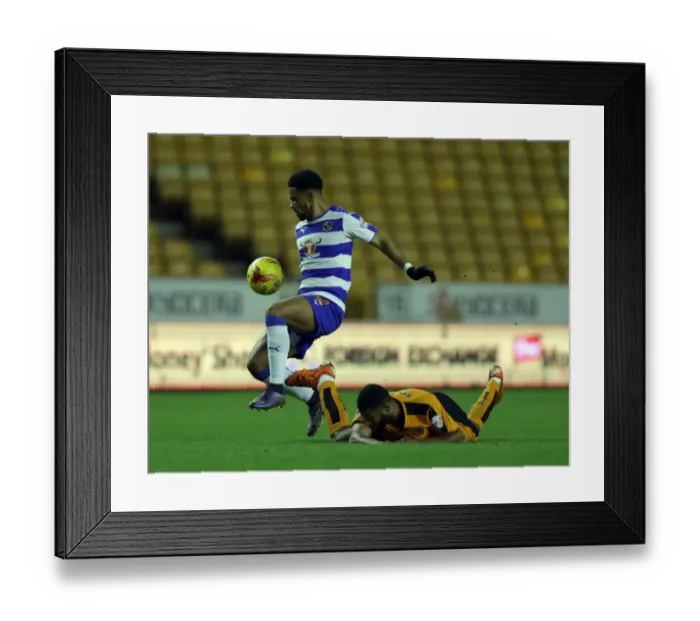 Framed Print : Wolves vs Reading: A Fierce Battle for Championship Supremacy - Ebanks-Landell vs McCleary Framed Print : Wolves vs Reading: A Fierce Battle for Championship Supremacy - Ebanks-Landell vs McCleary
