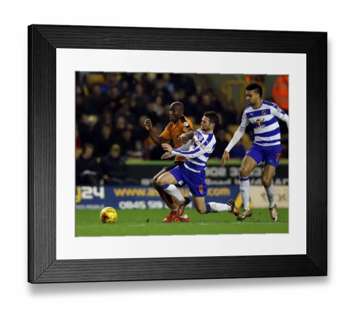 Framed Print : Intense Battle: Afobe vs. Norwood - Wolverhampton Wanderers vs. Reading (Sky Bet Championship, 2014-15) Framed Print : Intense Battle: Afobe vs. Norwood - Wolverhampton Wanderers vs. Reading (Sky Bet Championship, 2014-15)
