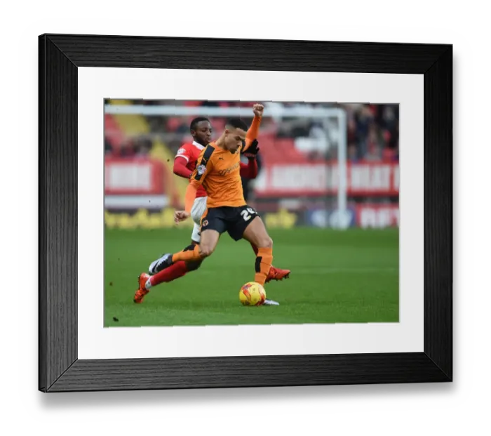 Framed Print : Sky Bet Championship - Charlton Athletic v Wolves - The Valley Framed Print : Sky Bet Championship - Charlton Athletic v Wolves - The Valley