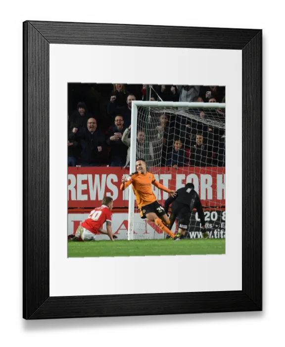Framed Print : Wolverhampton Wanderers Jordan Graham Scores First Goal: Charlton Athletic vs. Wolves (Sky Bet Championship 2014-15) Framed Print : Wolverhampton Wanderers Jordan Graham Scores First Goal: Charlton Athletic vs. Wolves (Sky Bet Championship 2014-15)