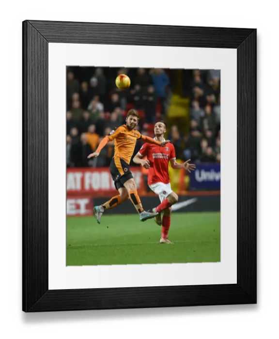 Framed Print : Wolves vs Charlton Athletic: A Battle Between Morgan Fox and James Henry (Sky Bet Championship, 2014-15) Framed Print : Wolves vs Charlton Athletic: A Battle Between Morgan Fox and James Henry (Sky Bet Championship, 2014-15)