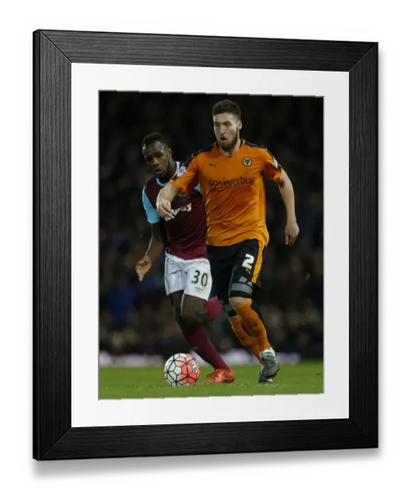 Framed Print : Wolverhampton Wanderers vs. West Ham United: FA Cup Clash at Upton Park - Matt Doherty in Action (Season 2015-16) Framed Print : Wolverhampton Wanderers vs. West Ham United: FA Cup Clash at Upton Park - Matt Doherty in Action (Season 2015-16)