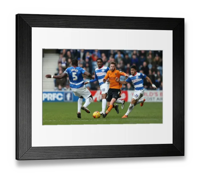 Framed Print : Sky Bet Championship - Queens Park Rangers v Wolves - Loftus Road Framed Print : Sky Bet Championship - Queens Park Rangers v Wolves - Loftus Road