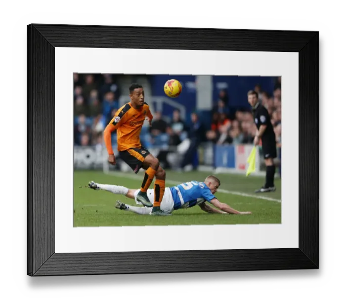 Framed Print : Wolverhampton Wanderers Rajiv van La Parra Outmuscles QPR's Paul Konchesky: Sky Bet Championship Showdown at Loftus Road Framed Print : Wolverhampton Wanderers Rajiv van La Parra Outmuscles QPR's Paul Konchesky: Sky Bet Championship Showdown at Loftus Road