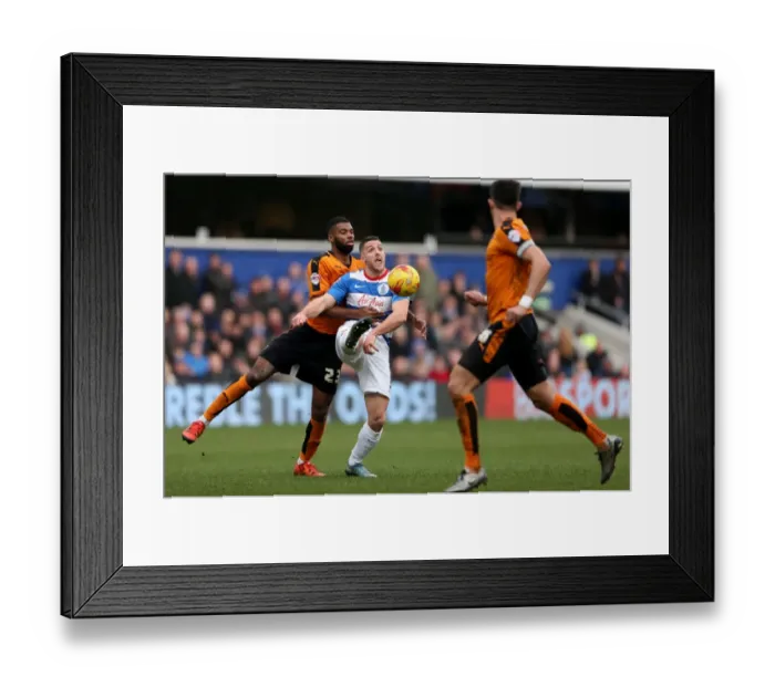 Framed Print : Wolves vs QPR: Intense Battle for the Ball - Conor Washington vs Ethan Ebanks-Landell Framed Print : Wolves vs QPR: Intense Battle for the Ball - Conor Washington vs Ethan Ebanks-Landell