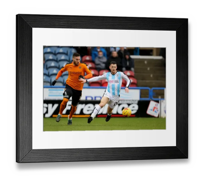 Framed Print : Sky Bet Championship - Huddersfield Town v Wolves - John Smiths Stadium Framed Print : Sky Bet Championship - Huddersfield Town v Wolves - John Smiths Stadium