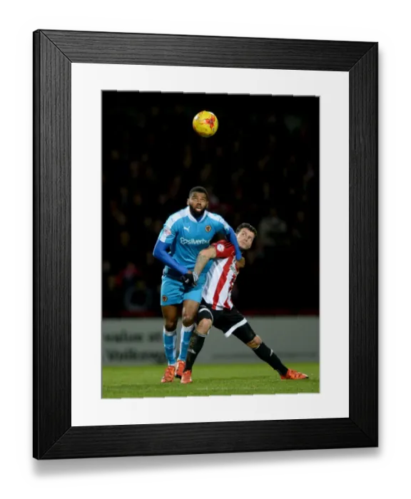 Framed Print : Sky Bet Championship - Brentford v Wolves - Griffin Park Framed Print : Sky Bet Championship - Brentford v Wolves - Griffin Park