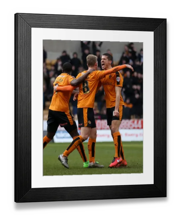 Framed Print : Sky Bet Championship - Wolves v Derby County - Molineux