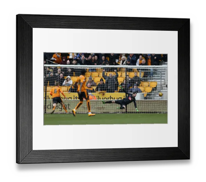 Framed Print : Sky Bet Championship Showdown: Wolves vs Derby County at Molineux