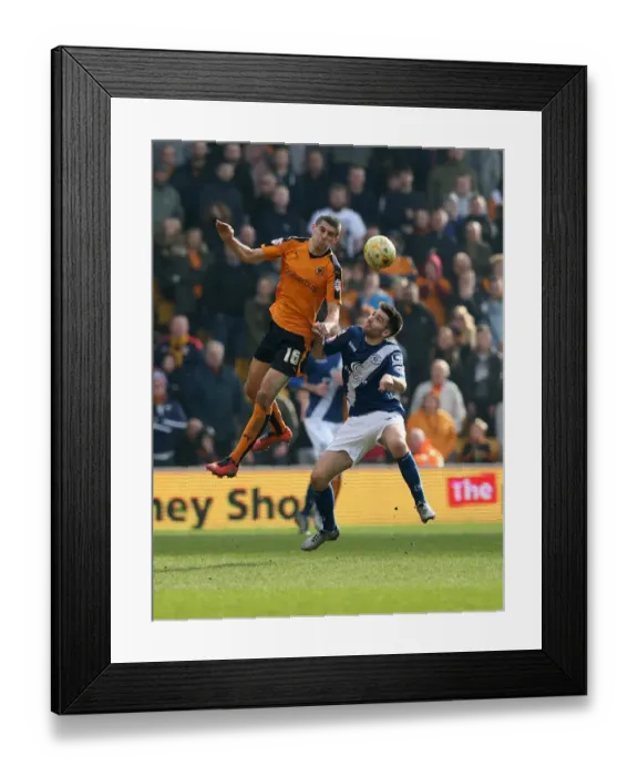 Framed Print : Intense Rivalry: Coady vs. Toral - Wolves vs. Birmingham City, Sky Bet Championship Framed Print : Intense Rivalry: Coady vs. Toral - Wolves vs. Birmingham City, Sky Bet Championship