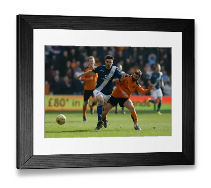 Framed Print : Wolves vs Birmingham City: Clash between Jon Toral and Dominic Iorfa